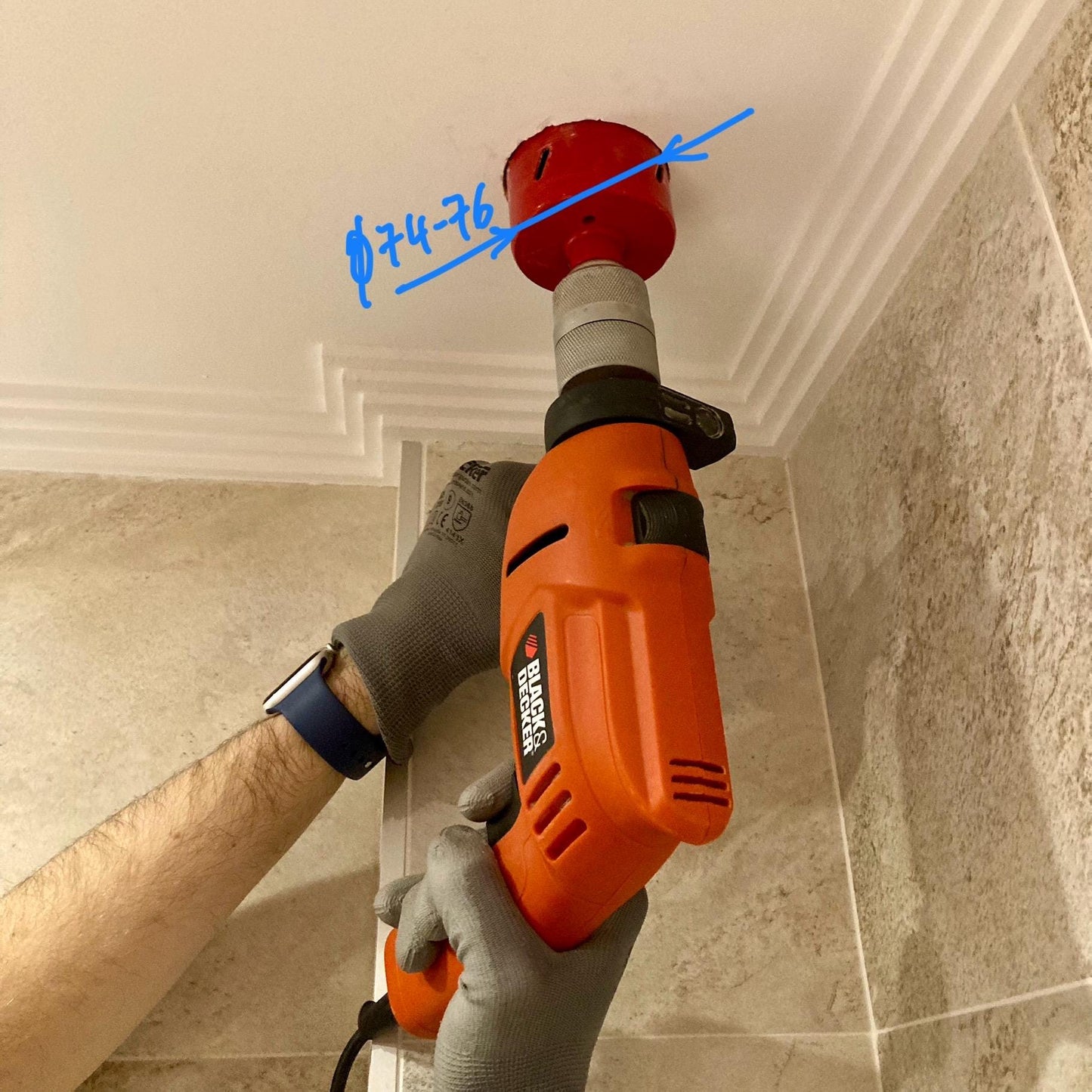 Philips Hue motion sensor ceiling recessed support