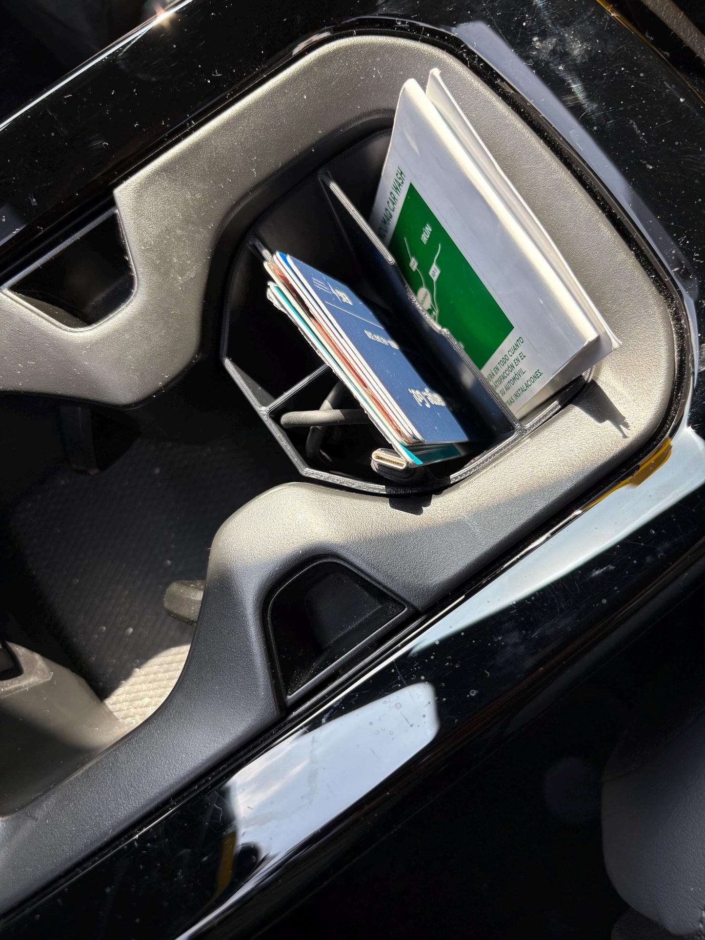 VW ID.4 ID.5 cup holder divider & organising box
