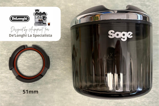 DeLonghi La Specialista Puck Sucker Adapter for 51mm 3-ear portafilter