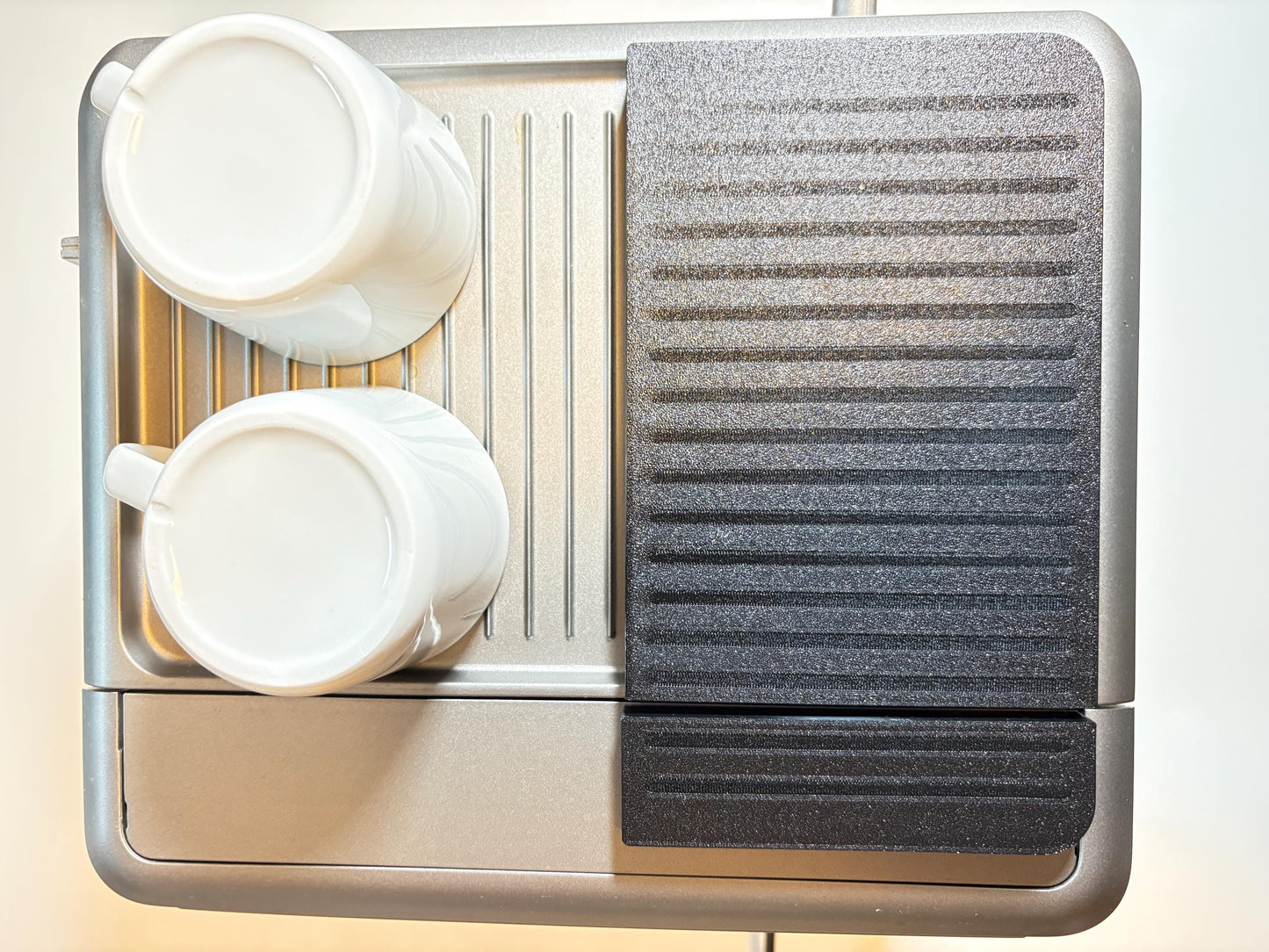 Flat Top Conversion Tray for Sage/Breville Barista Express & Barista Pro with Safety Cap