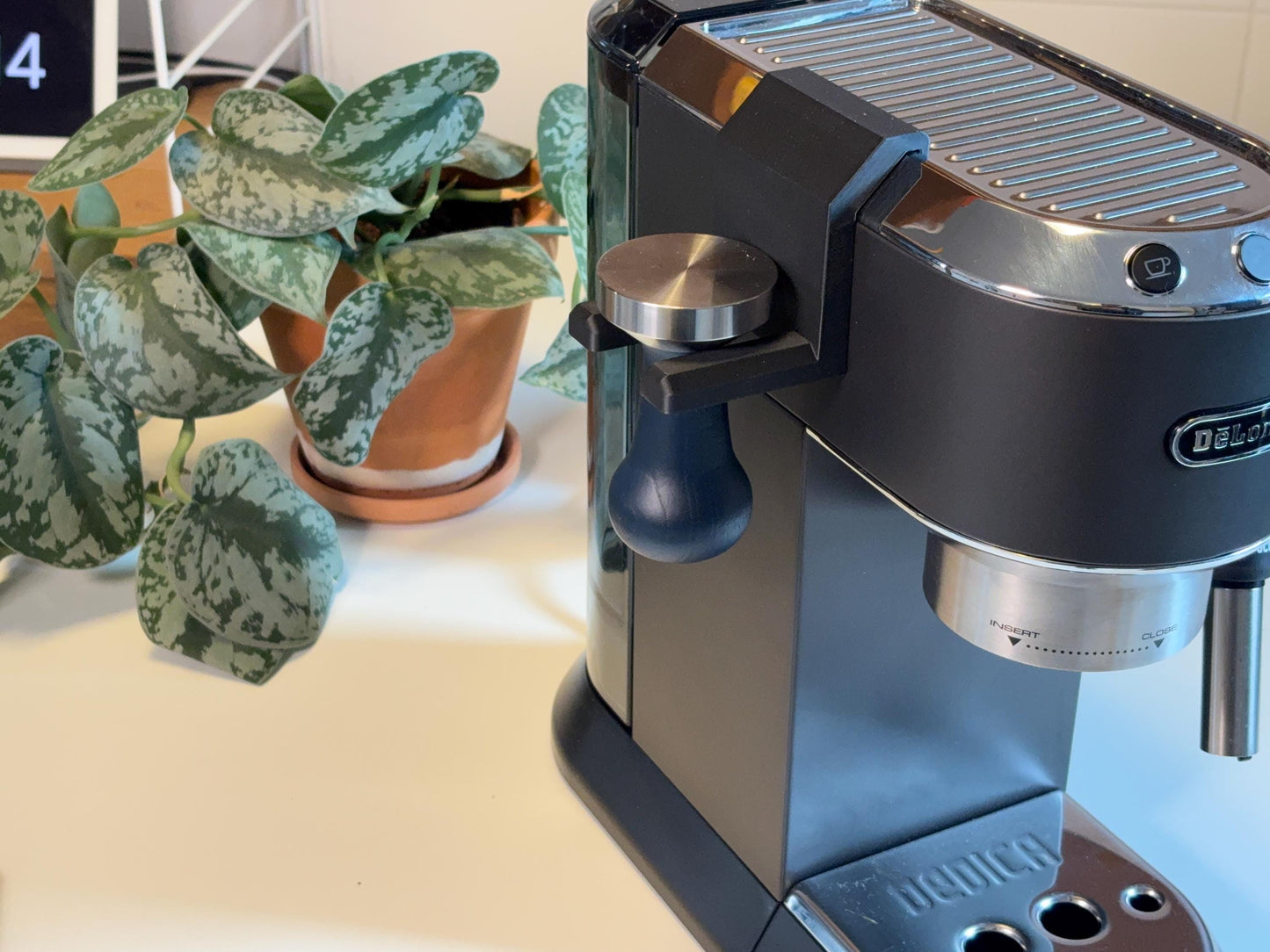 Magnetic Portafilter, Tamper, coffee screen Holder for DeLonghi Dedica