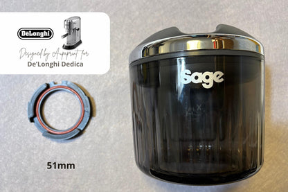 DeLonghi Dedica Puck Sucker Adapter for 51mm 3-ear portafilter