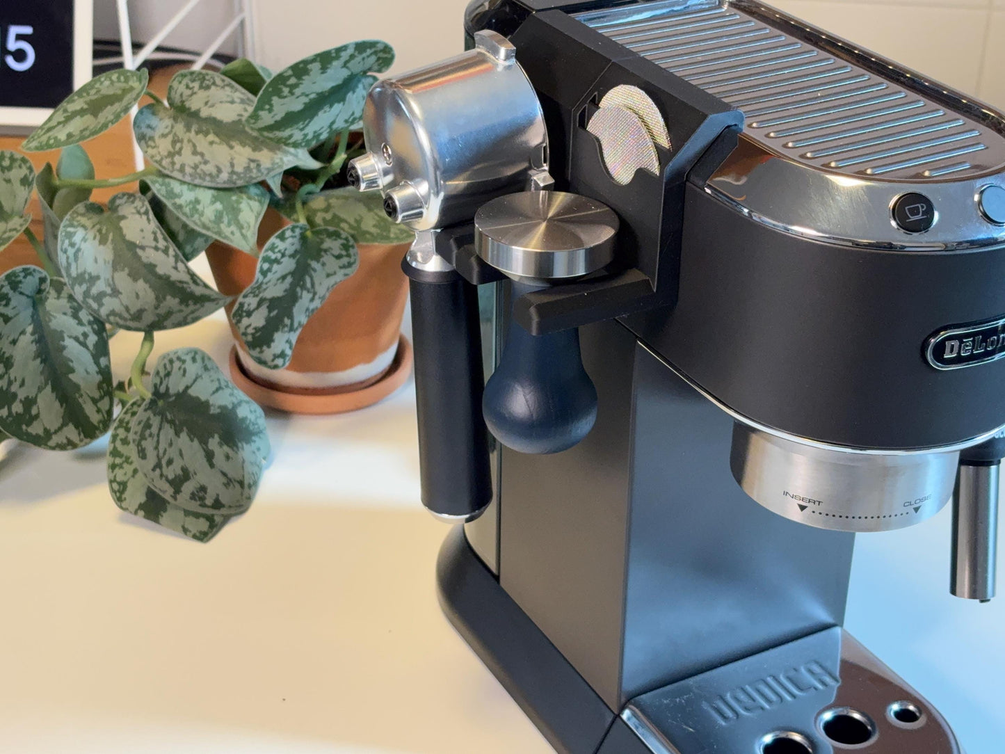 Magnetic Portafilter, Tamper, coffee screen Holder for DeLonghi Dedica