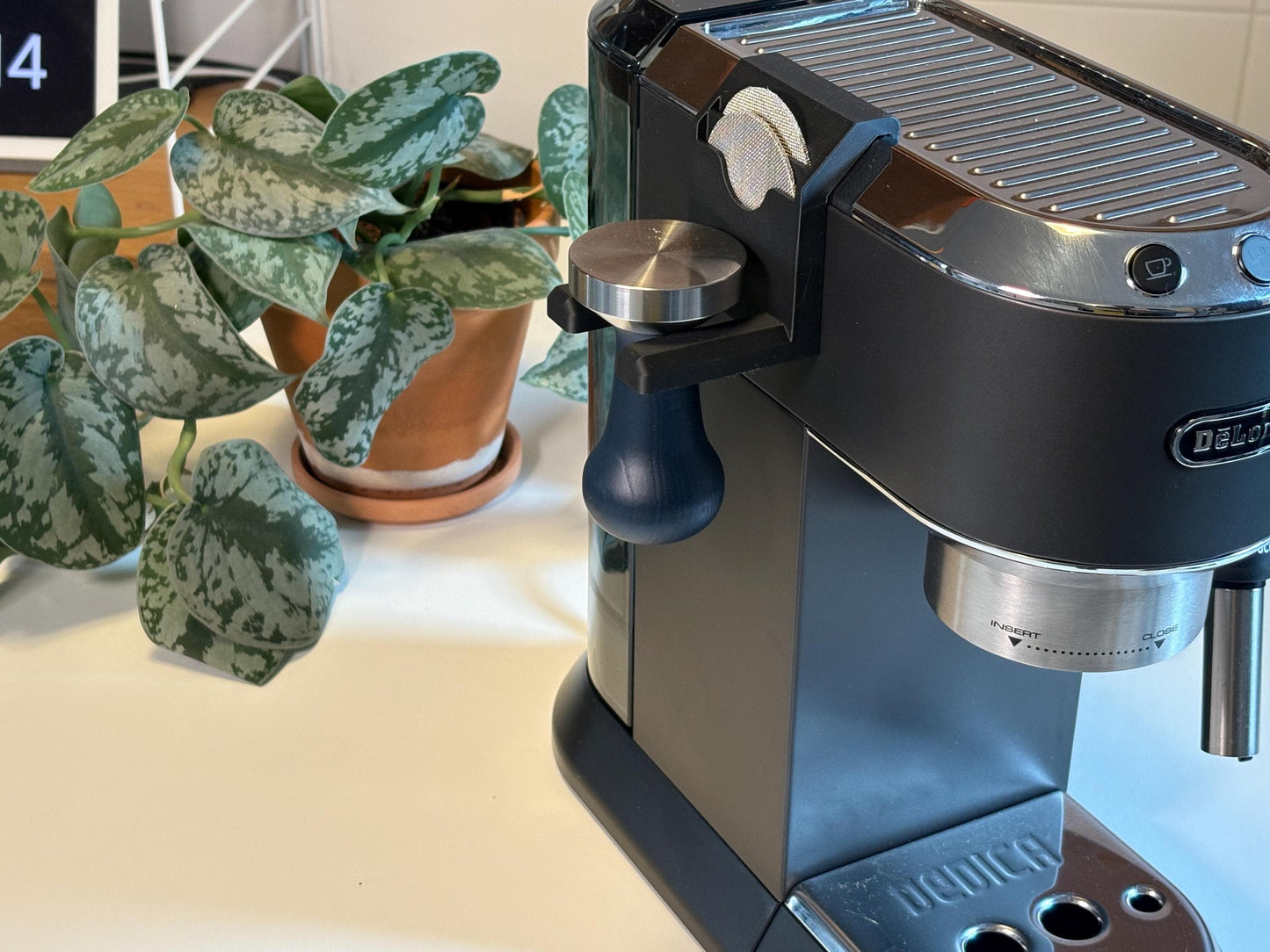 Magnetic Portafilter, Tamper, coffee screen Holder for DeLonghi Dedica