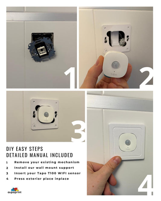 Wall mount for TP-Link Tapo T100 Smart Motion Sensor, Easy Install